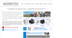 Desktop Screenshot of manrose.com